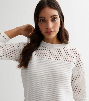 Ladies sale white knitwear