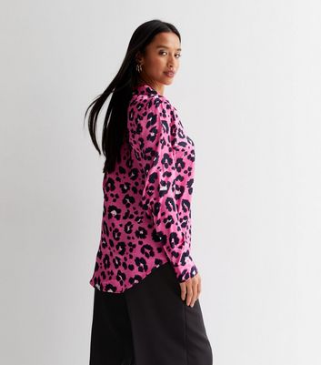 petite leopard print shirt