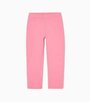 Zippy Pink Jersey Jeggings
