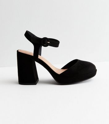 New look black hot sale suedette shoes