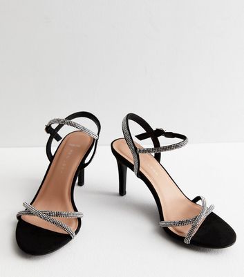 Black block heels 2 hot sale inch