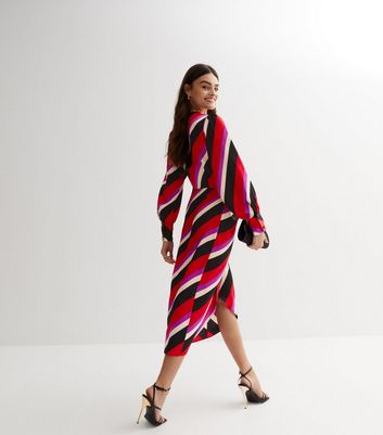 Colourful on sale wrap dress