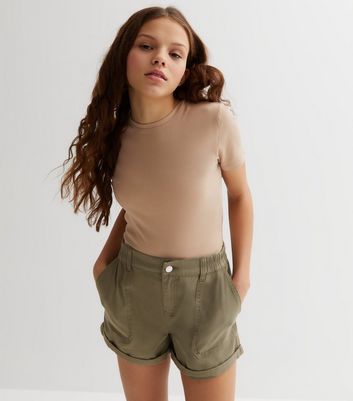 Tan shorts outlet girls