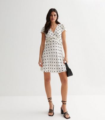 Black ruffle outlet tea dress