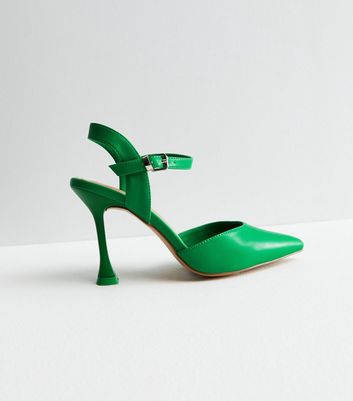 Glamorous green block heel sandals | ASOS | Sandals heels, Block heels  sandal, Block heels