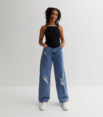 Black daisy jeans sale