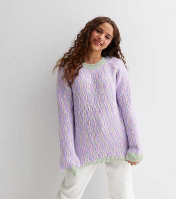 KIDS ONLY Lilac Round Neck Long Sleeve Pullover 