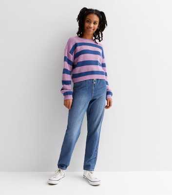 KIDS ONLY Blue High Waist Slouchy Jeans