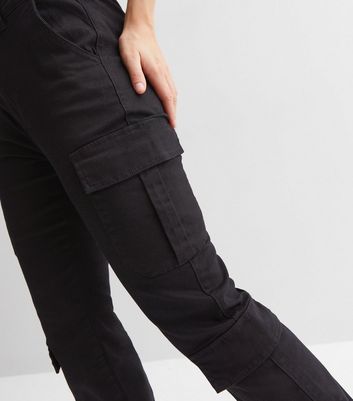 Men Black Cargo Trousers -- Madmext