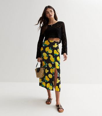 Lemon 2025 print skirt