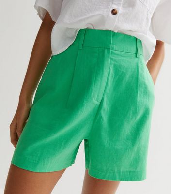 High waisted shorts outlet green