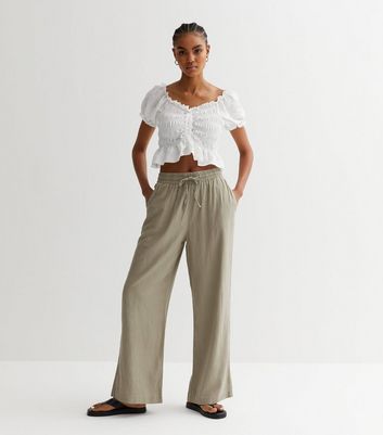 Buy Gap WideLeg Linen Trousers from the Gap online shop
