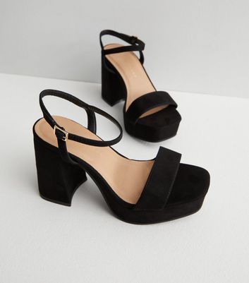 Sunvit Women's Heeled Sandals- Casual New Style Buckle Strap Crystal Summer  Sandals #423 Black-6.5 - Walmart.com