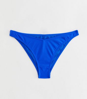 Smile And Wave Blue Ribbed Bikini Bottoms – Shop the Mint