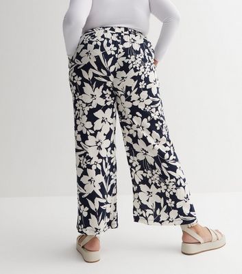 Floral Elasticated Waist Wide Leg Trousers  FatFace  MS