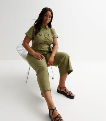 New look 2024 khaki playsuit