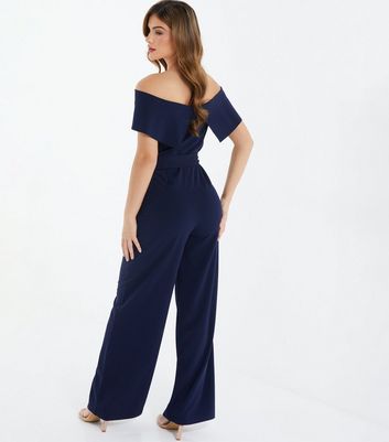 Navy discount jumpsuit uk