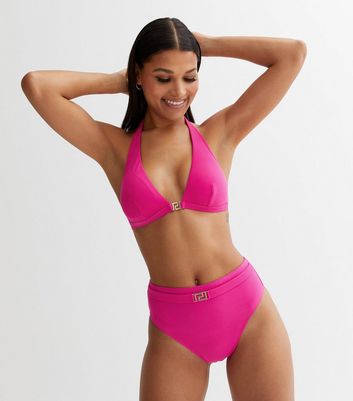 Ribbed high hot sale waisted bikini