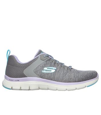 Skechers memory foam womens grey on sale