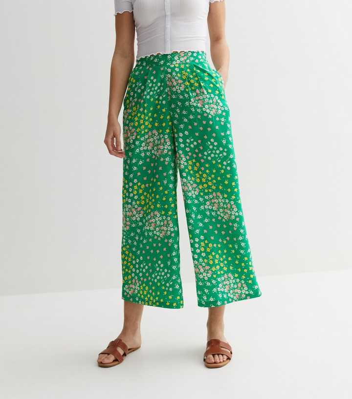 Womens Green Summer Trousers