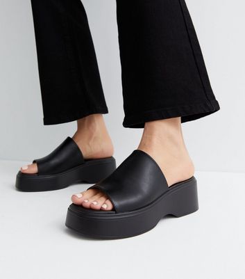 Womens best sale flatform sliders