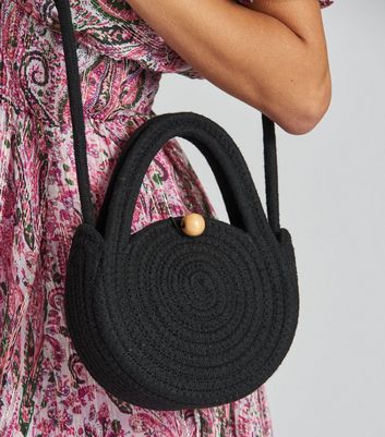 Swirl Leather Cross-Body Bag