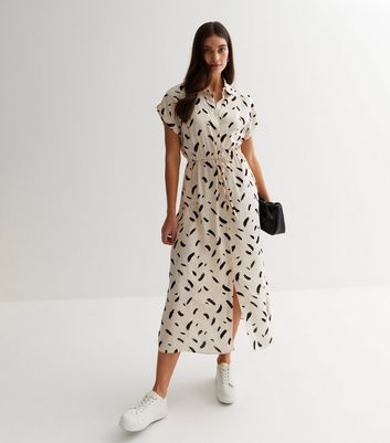 White shirt store dress new look