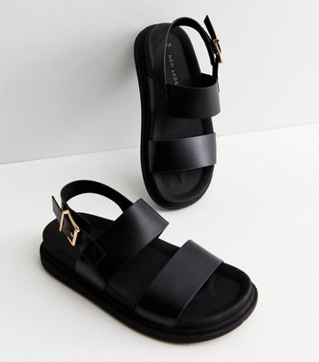 Leather discount sliders uk