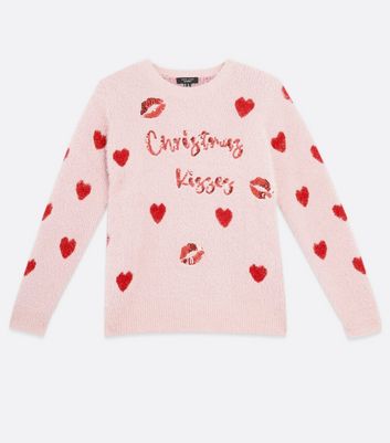 New look pink fluffy on sale jumper