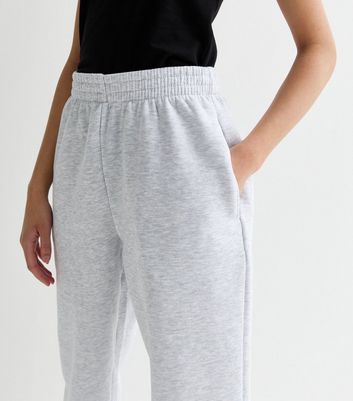 Girls grey discount jogging bottoms