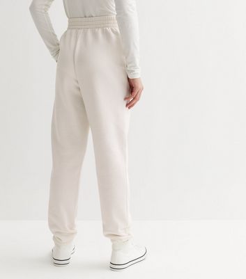 Missguided cream joggers hot sale