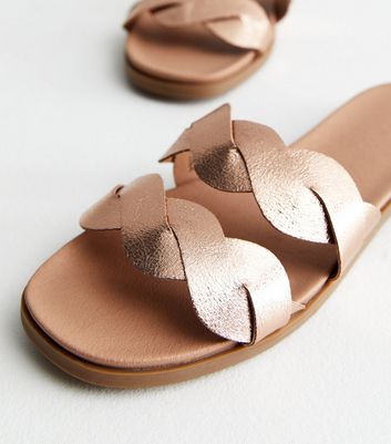 Designer Gold Flat Sandals | SHOPBOP