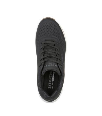 skechers uno stand on air trainers black