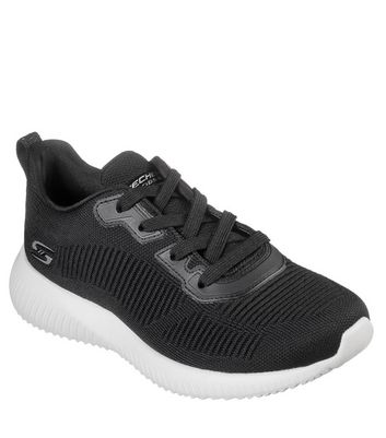 Black sole sales skechers