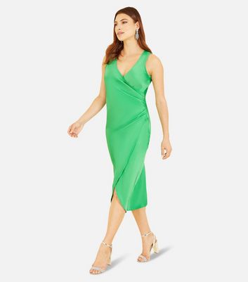 Ralph lauren best sale green wrap dress