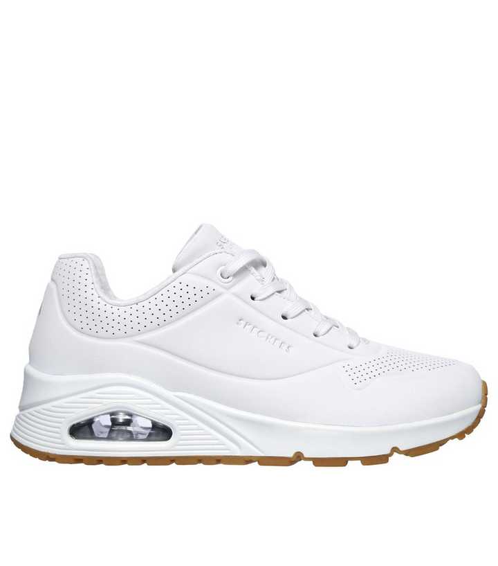 Skechers White Wedge Stand On Air New Look