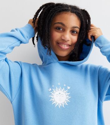 Blue hoodies 2025 for girls