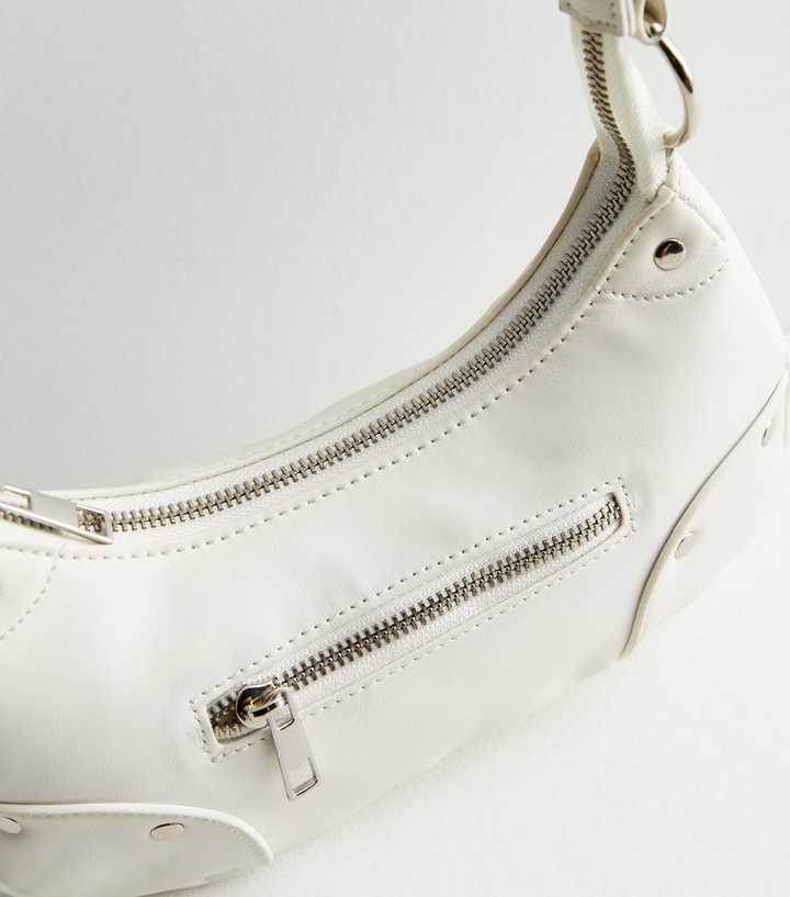 Tod's - T Case Shoulder Bag in Leather Small, Off White, - Bags