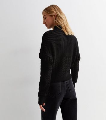 Tassel sleeve outlet jumper