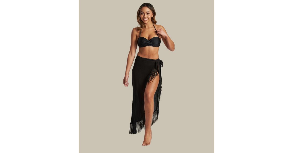 Black Tassel Sarong Long main image 0