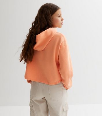 NWT Yporque Big Girls Colorful Ruffle Sweatshirt In store Orange 8