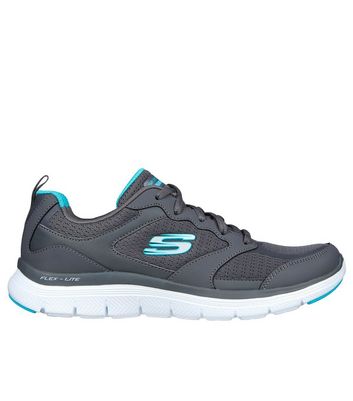 Skechers Dark Grey Flex Appeal Active Flow Trainers New Look