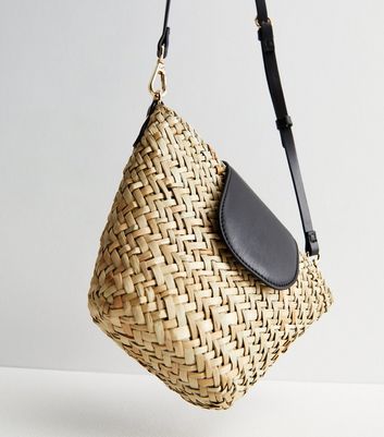 Straw bag best sale new look