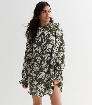 TURN A NEW LEAF MINI DRESS