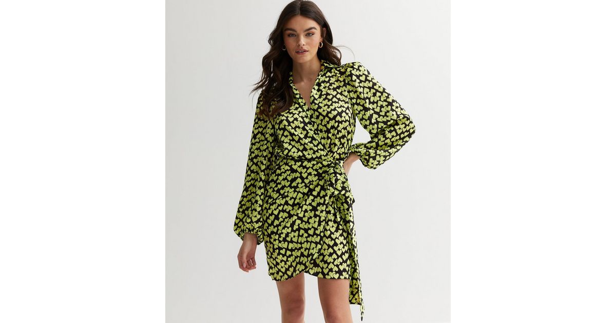 slim fit dress slacks lime green heart ghagara and blouse main image 1
