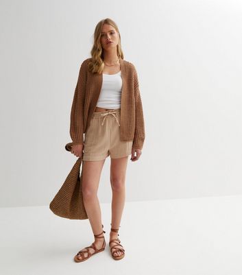 Tan coloured outlet cardigan