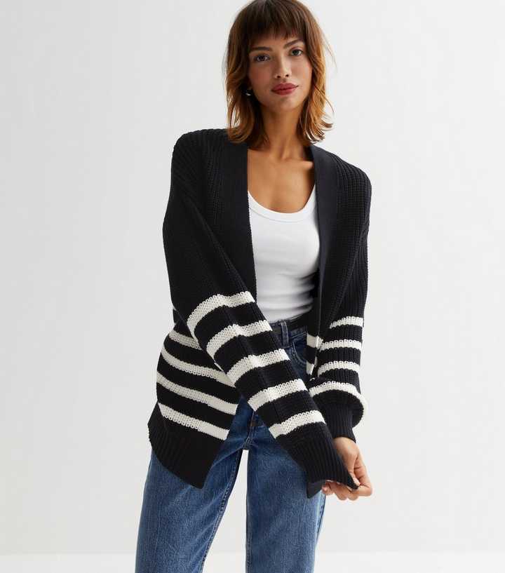 Long-Ballon-Sleeve Crew-Neck Sweater with Fancy Stitches, Regular