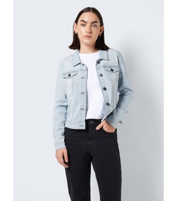 Pale blue sales short jacket