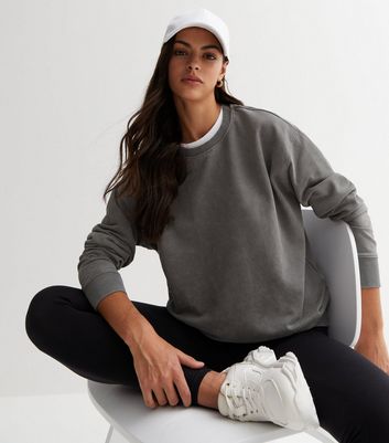 Gray sweatshirt clearance womens