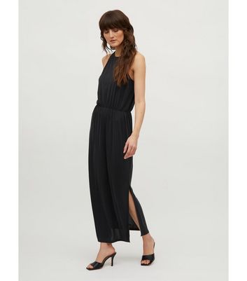 VILA Black Jersey Sleeveless Maxi Dress New Look